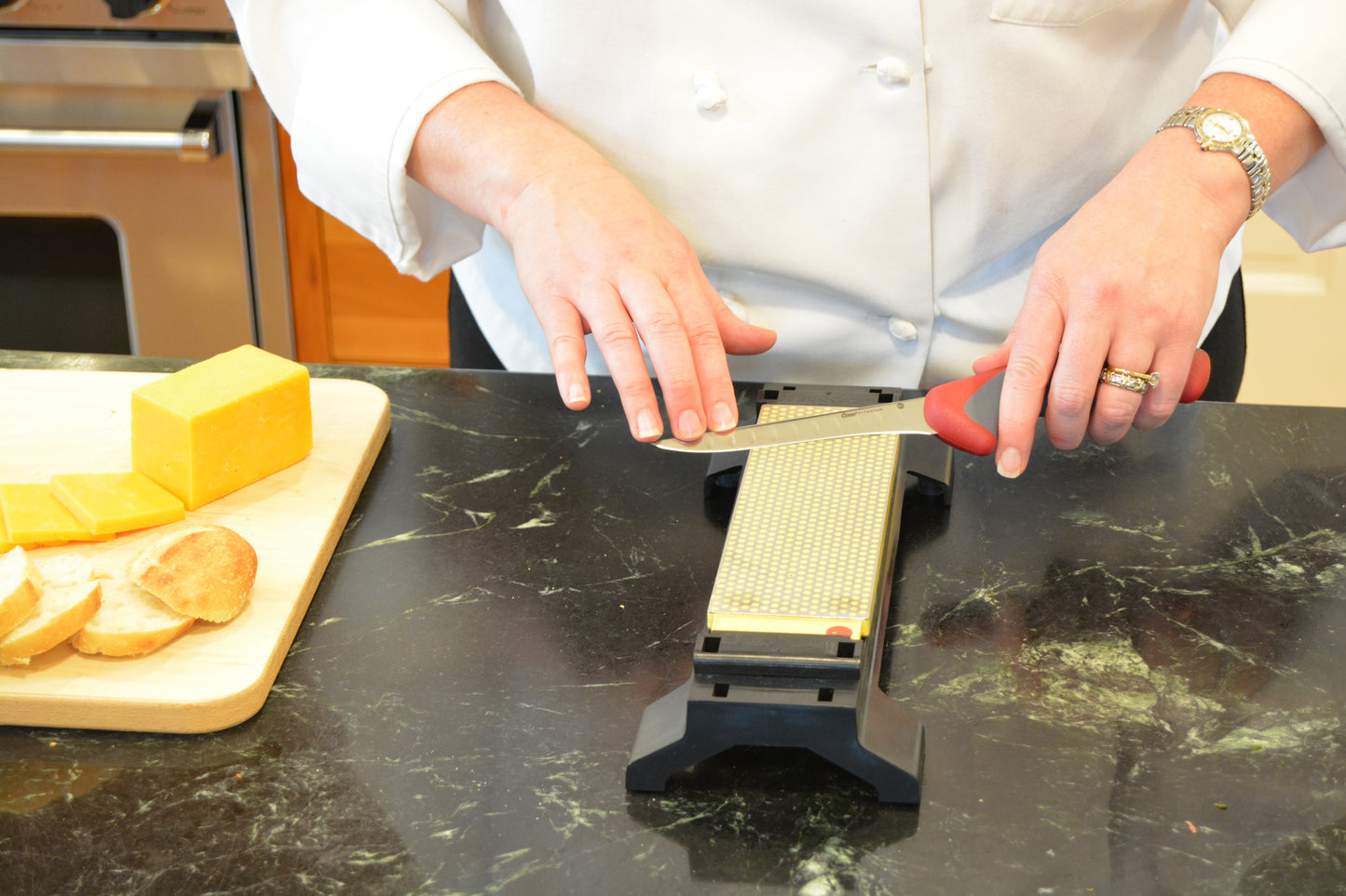 5'' Titanium Bonded® Kitchen Boning Santoku Blade Knife with Antimicrobial Protection